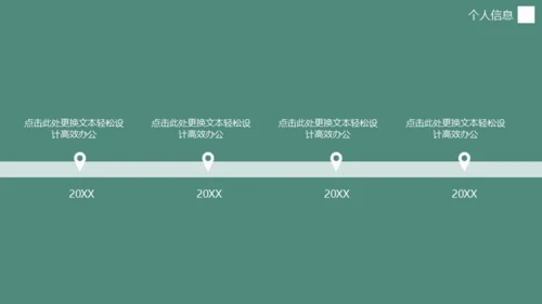 绿色流体渐变风职业规划通用PPT模板