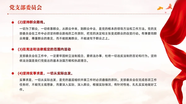 红色党建党支部基础知识党支部的工作机制党课PPT
