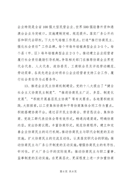 企业厂务公开民主管理工作意见.docx