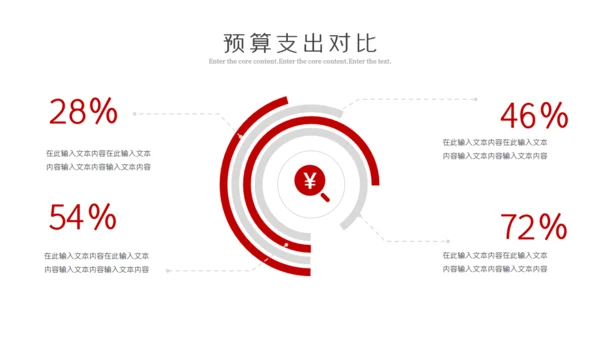 简约财务报告数据分析通用PPT模板