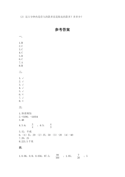小学毕业班数学检测卷附参考答案（名师推荐）.docx