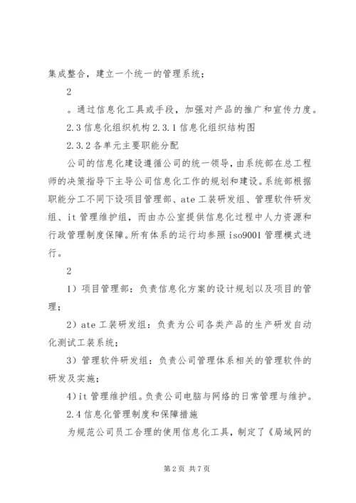 企业两化融合项目申报材料企业两化融合示范项目申报书.docx