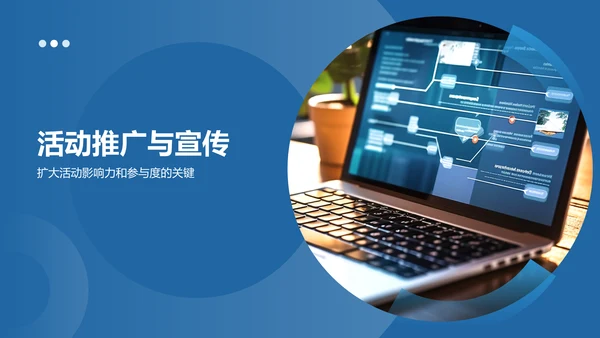 蓝色商务风活动营销策划方案PPT模板