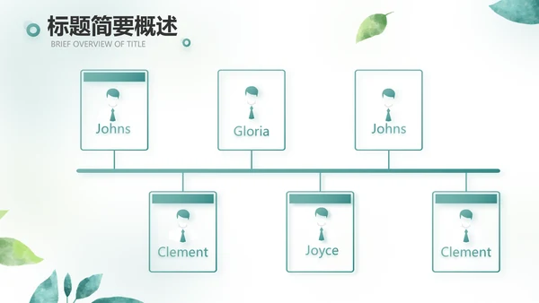 手绘小清新年终工作总结汇报PPT模板