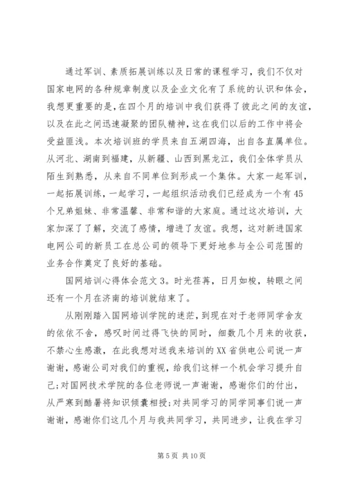 国网培训心得体会6篇.docx