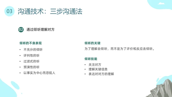 蓝色插画团队建设PPT课件