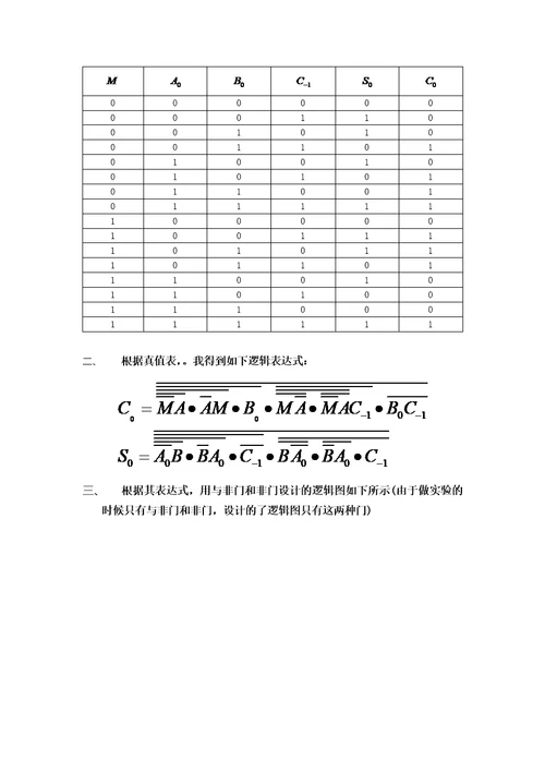 SSI组合逻辑电路设计实验报告(共7页)