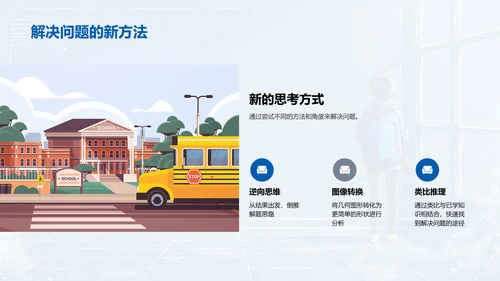 数学学习汇报PPT模板