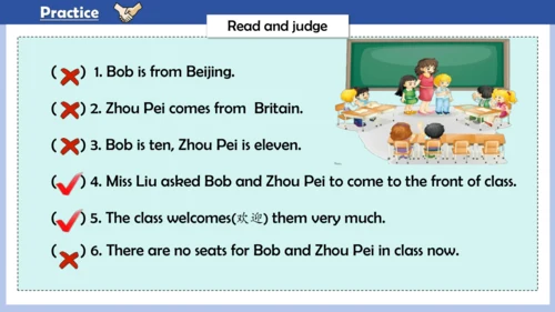 Unit 1 We have new friends .lesson 1-2 课件(共34张PPT)
