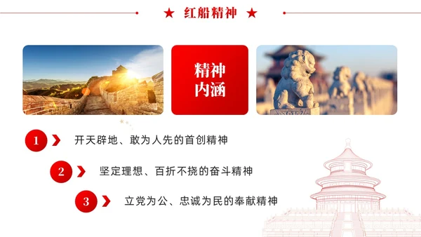 红色党建中国共产党人的精神谱系中国精神PPT