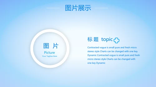 蓝色简约大方医疗行业工作汇报动态PPT模板