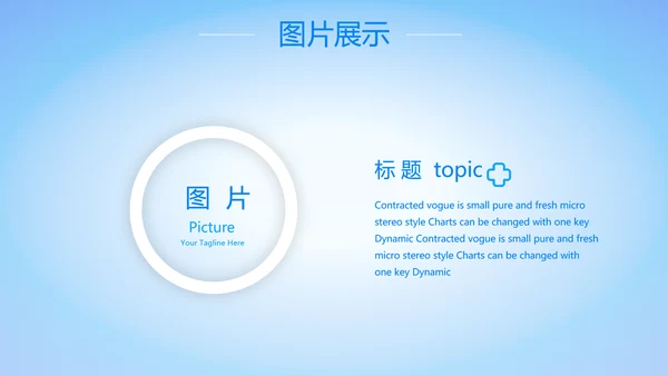 蓝色简约大方医疗行业工作汇报动态PPT模板