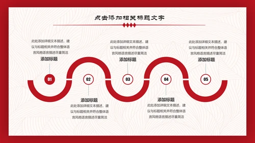 喜庆年年终总结暨新年计划PPT模板
