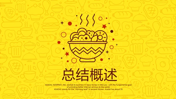 美食餐饮动态PPT模板