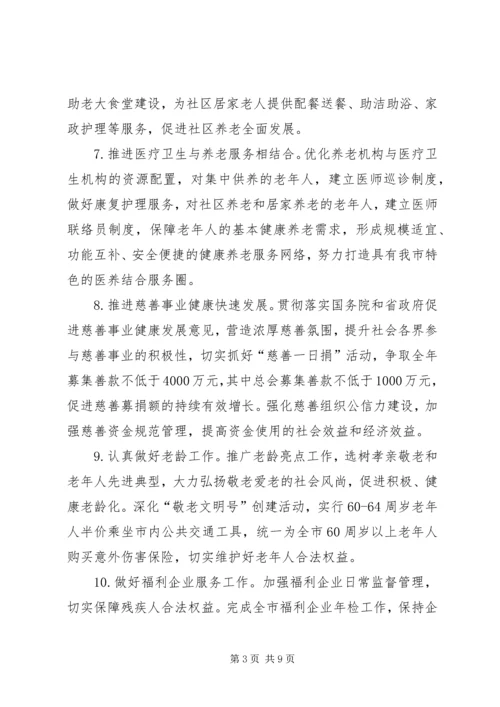 全市民政工作要点范文.docx