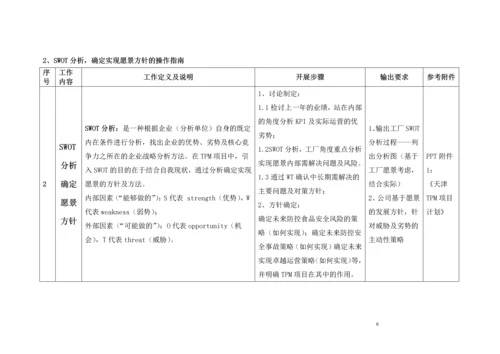 奶粉事业部TPM推进标准化手册.docx