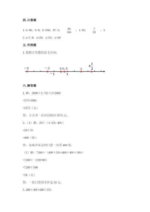 小升初数学期末测试卷附完整答案【名校卷】.docx