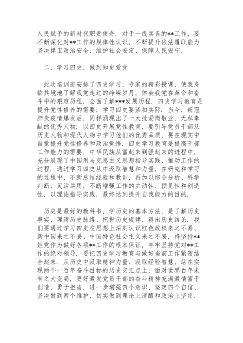 政法队伍政治轮训心得体会.docx