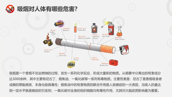 吸烟有害健康世界无烟日主题教育PPT课件