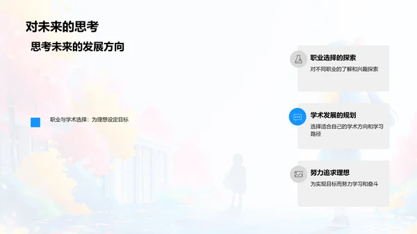 高三生活学习总结PPT模板