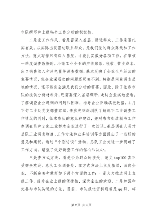 消防大队践行党的群众路线活动自查汇报.docx