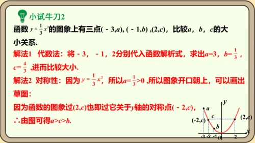 人教版数学九年级上册22.1.2  二次函数y=ax2的图象和性质课件（共32张PPT）