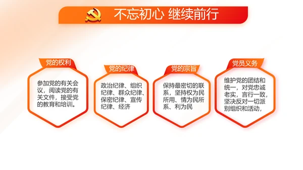 红色简约大气党建党政党课治国理政动态PPT
