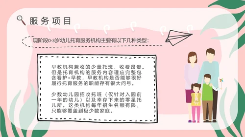托育服务状况调查儿童PPT模版