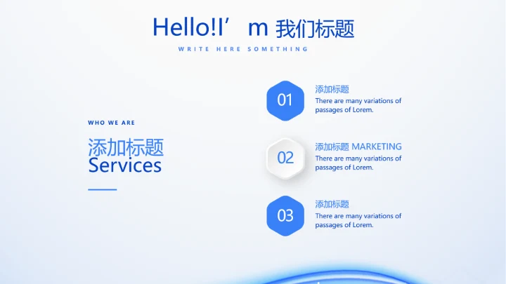 蓝色简约医生自查自纠整改报告动态PPT模板