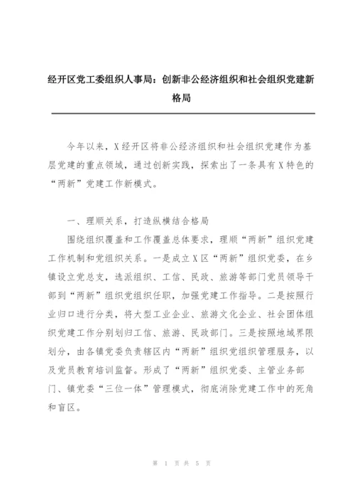 经开区党工委组织人事局：创新非公经济组织和社会组织党建新格局.docx