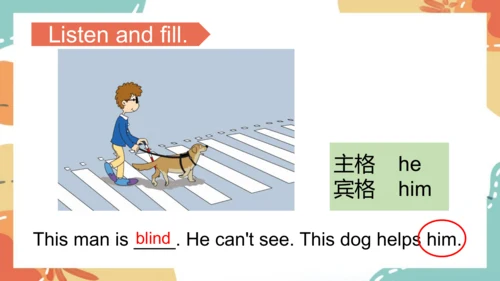 Module 7 Unit 1 He can't see.课件(共37张PPT)