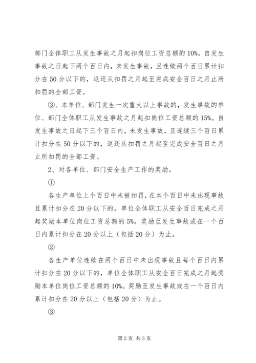 公司百日安全生产考核实施细则 (3).docx