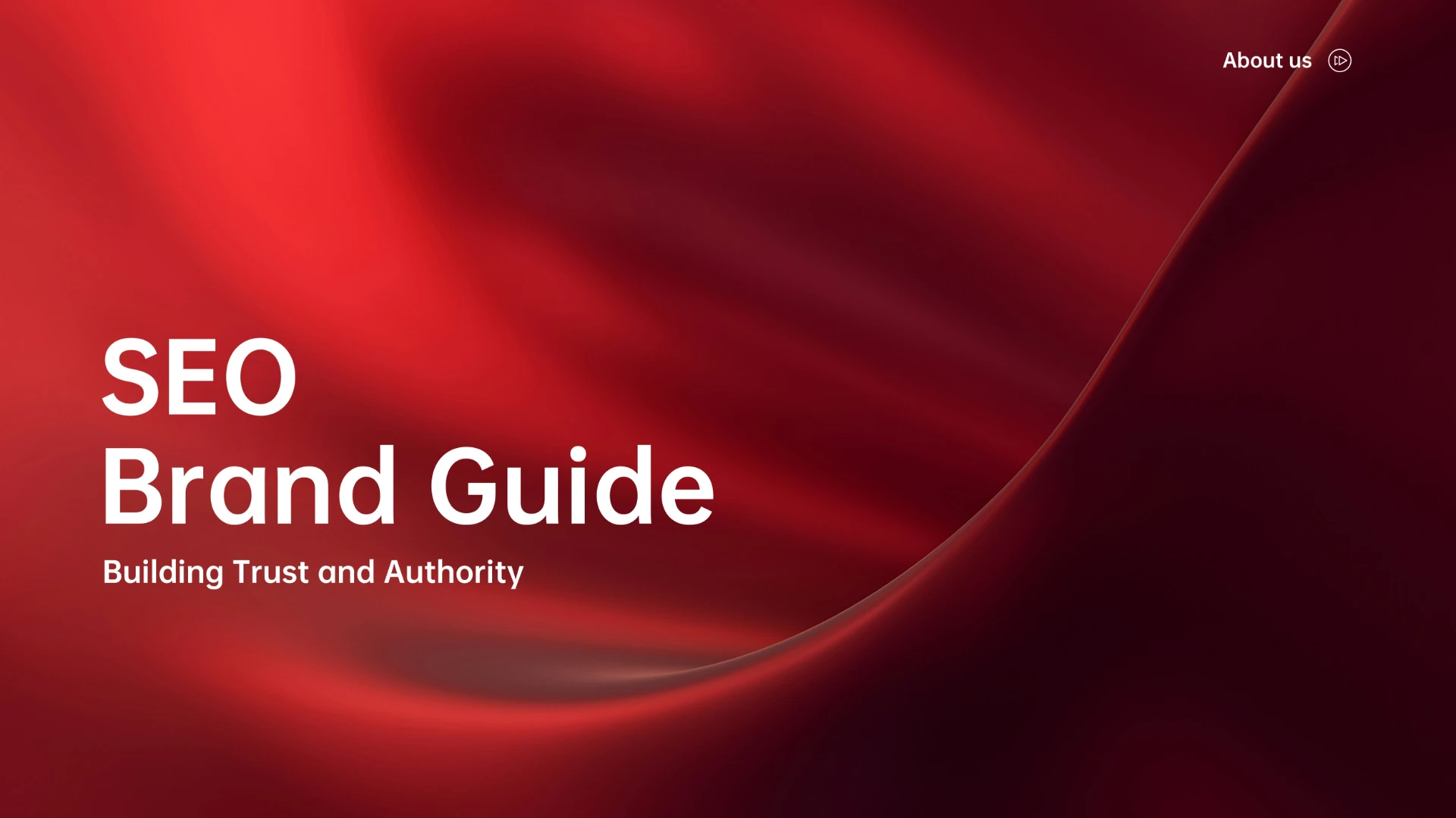 红色欧美风搜索引擎优化品牌指南PPT模板