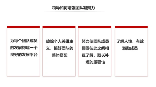 如何增强团队凝聚力企业培训PPT模板