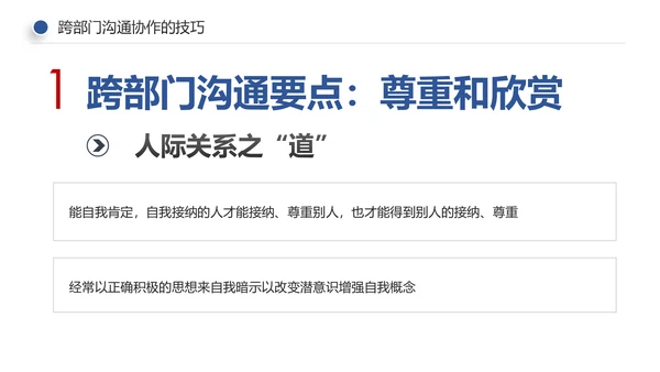 企业培训员工团队管理跨部门沟通协作PPT