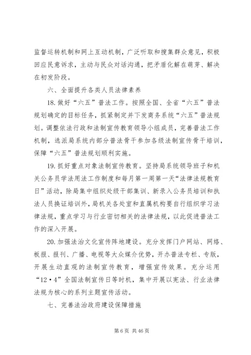 依法行政和法制宣传工作要点10篇.docx