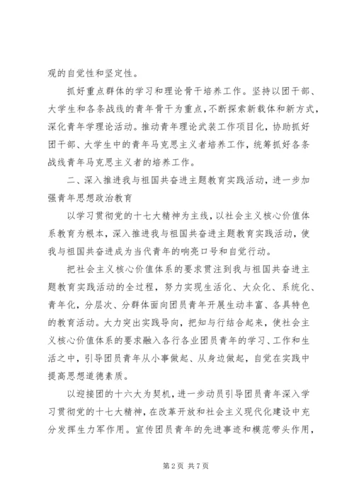 共青团宣传思想工作要点(32).docx