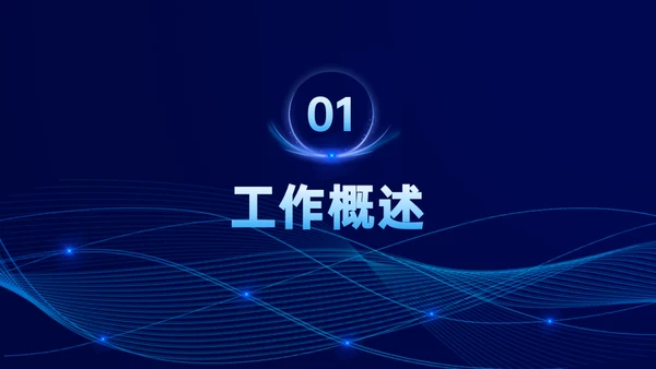 科技风格年终总结汇报通用ppt模板