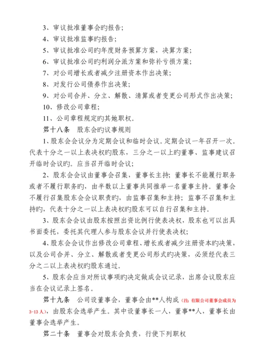 公司综合章程董事会及公司综合章程执行董事会.docx