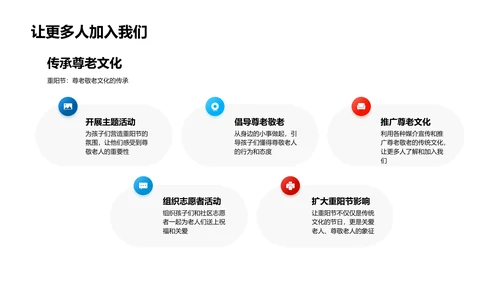 重阳尊老教育报告PPT模板