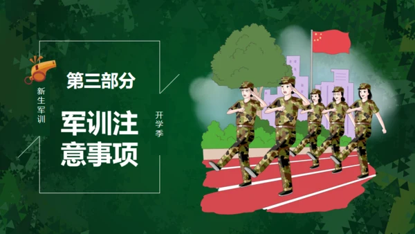 开学军训动员会通用PPT模板