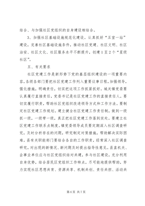 社区党建工作意见 (2).docx