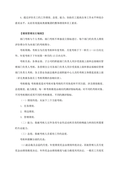 公司绩效管理指导标准手册.docx