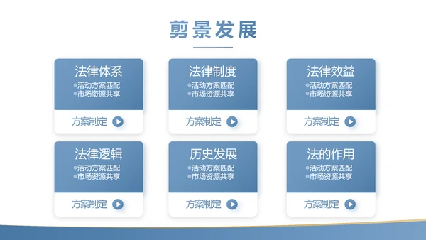 蓝色简约大气法律知识讲座PPT动态模板