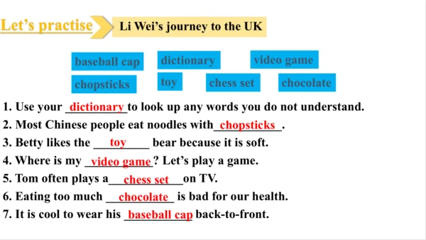 Unit 3 Language practice (1)-教学课件
