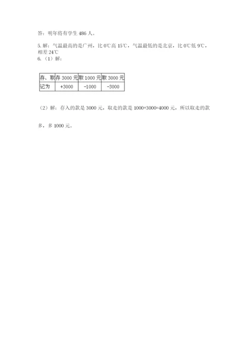 贵州省【小升初】2023年小升初数学试卷及一套参考答案.docx