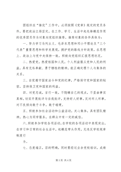 某某作为党的发展对象的推优材料 (2).docx