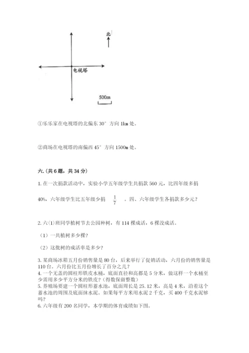 苏教版数学六年级下册试题期末模拟检测卷附参考答案ab卷.docx