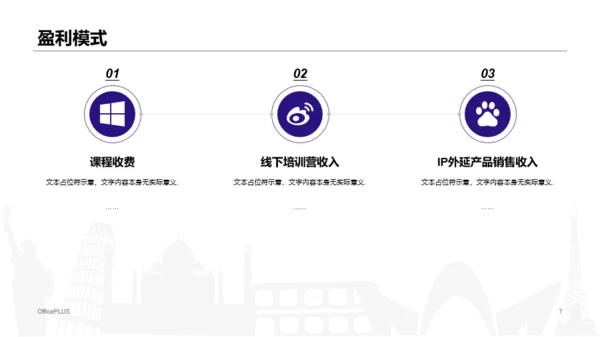 紫色插画在线教育平台项目商业计划书PPT下载