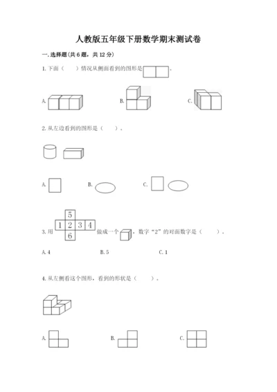 人教版五年级下册数学期末测试卷（考点梳理）word版.docx